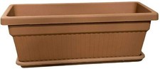 Large patio trough plant pots - trough,