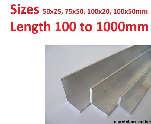 Aluminium unequal angle - unequal,