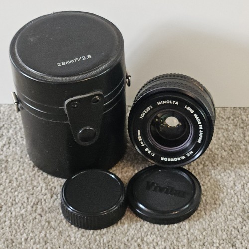 Minolta rokkor camera - minolta, lens