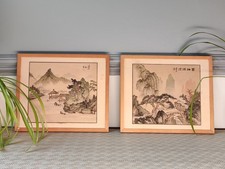 Pair of Chinese Paintings Ink