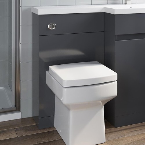 Bathroom toilet unit only grey - toilet,