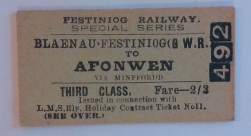 Vintage festiniog railway - vintage,