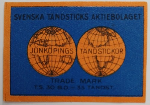 Old matchbox label - ,