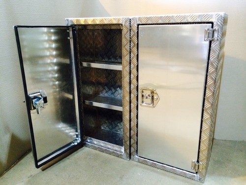 Aluminium cab back box - , for