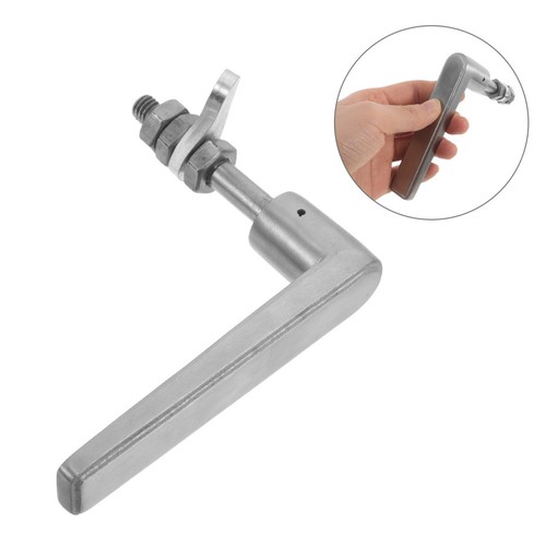 Fireplace door handle - door, stove