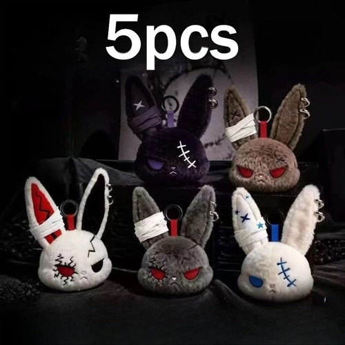 5pcs gothic bunny plush - 5pcs,