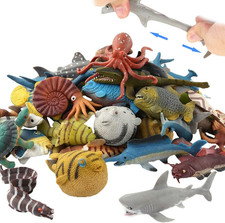 18 Pack Rubber Ocean Animal