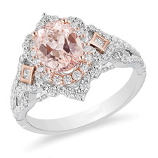 Aurora Oval Morganite & Lab