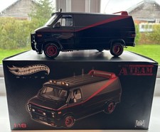 Hot Wheels Elite 1/18 The A Team GMC Van Boxed Condition Fair for Age