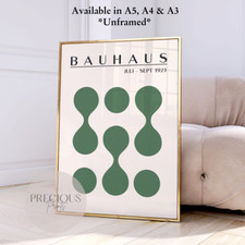 Sage Green Bauhaus Print A5 A4