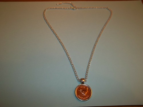 Farthing coin silver cased - coin,