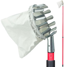 Apple Fruit Picker with Pole Telescopic Handle Basket Garden High Tree Catcher