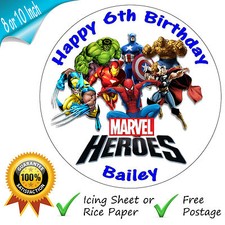 MARVEL SUPERHEROES BIRTHDAY
