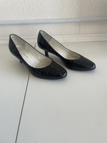 Russell bromley black shiny - &,