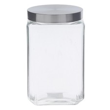 Square Glass Storage Jar