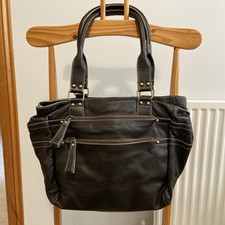 Debenhams Collection Chocolate Brown Leather Bag/shoulder Bag.  Great Condition.