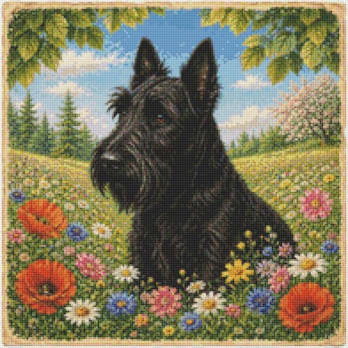 Scottish terrier puppy - scottish,
