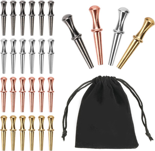 24pcs metal cribbage pegs - metal,