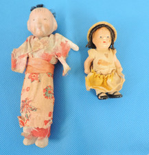 ANTIQUE Oriental Bisque Doll &