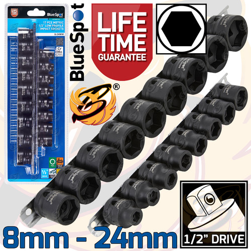 Inch drive impact - 1/2"inch, socket
