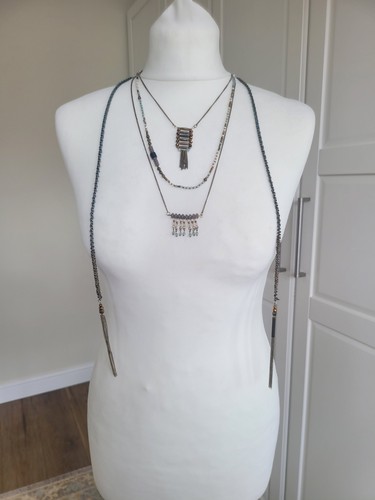 Zara beaded necklace costume - zara,