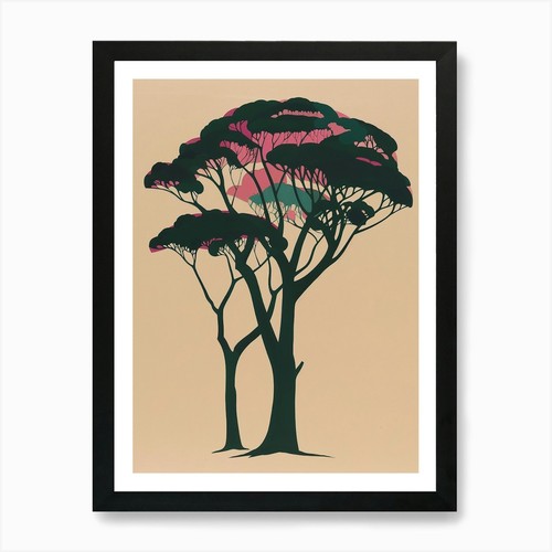 Ebony tree colourful - tree,