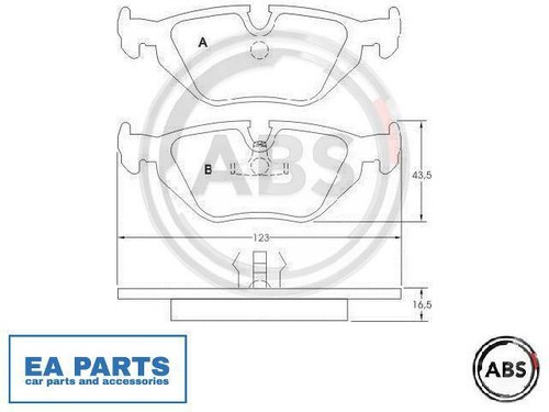 Brake pad set disc - pad,