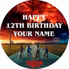 Stranger Things Personalised Edible Cake Toppers & Cupcakes
