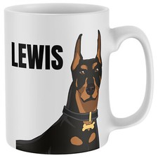 Personalised Doberman Mug
