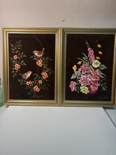 Pair oil painting - painting, on