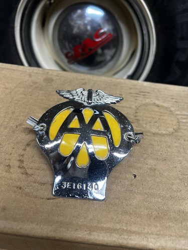 Classic car badge in - car,