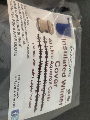 Insulated cover for 40l - insulated,