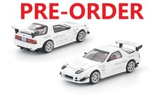 (Pre-order) POPRACE 1/64 MAZDA RX7 FC3S RE-AMEMIYA WHITE Model Car