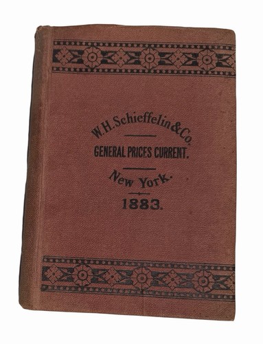 1883 schiffelin - 1883, w.h.