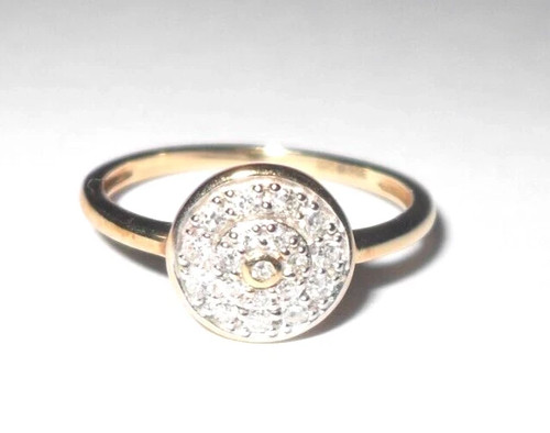 Diamond cluster 9ct - 9ct, ring