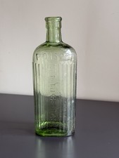 Antique oval green chemist - green,