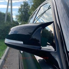 2x Gloss Black Wing Mirror Cover Cap For BMW F20 F21 F22 F30 F31 F32 F36 E84 X1
