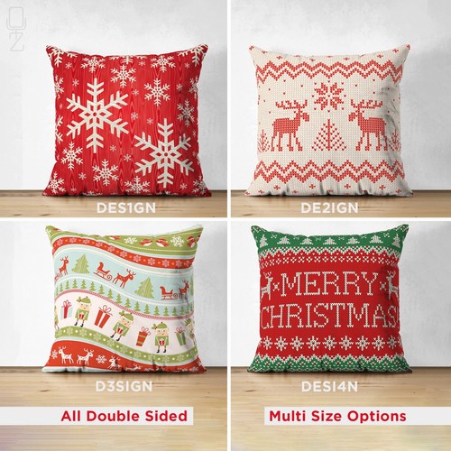 Merry christmas cushion - merry,