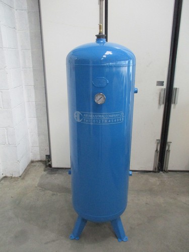 Vertical air receiver blue - air,