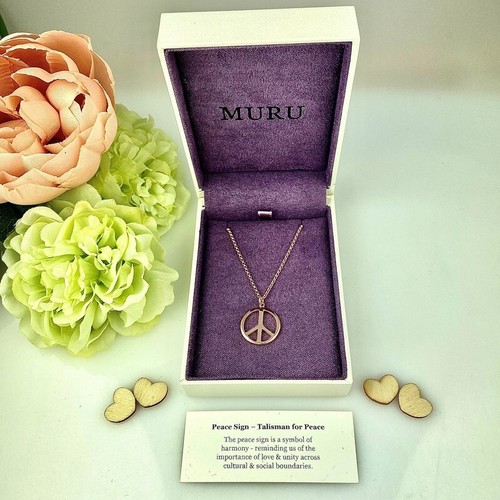 Muru peace pendant necklace - peace,