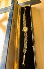 Vintage Mechanical Regency Silver & Marcasite Ladies Watch