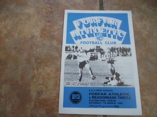 1991 forfar athletic - (mar),