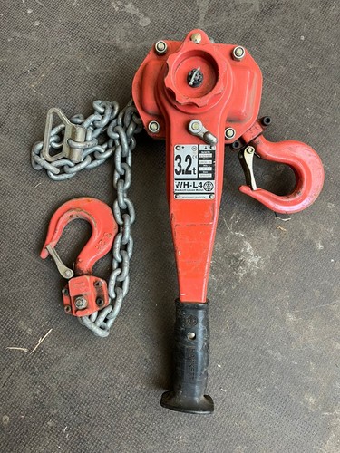 Ratchet lever chain - ratchet, block