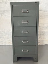 Bisley 5 Drawer Metal Filing
