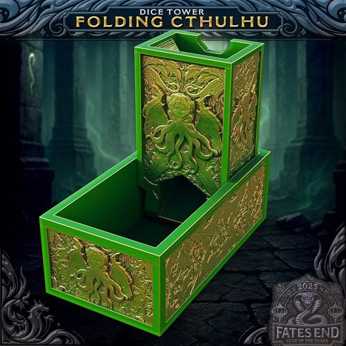 Fantasy dice tower - tower-, folding