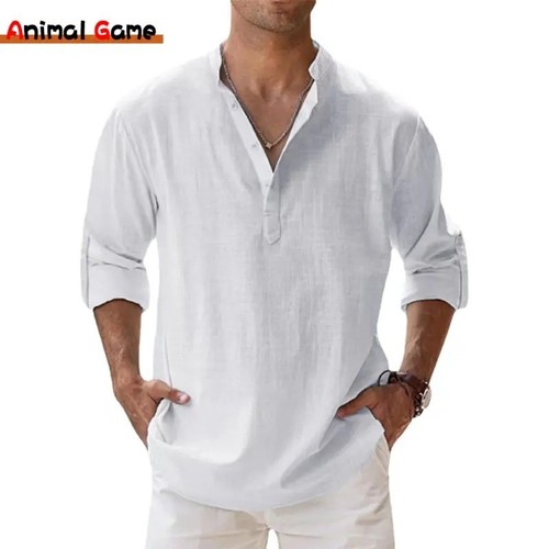 New cotton linen shirts - linen,