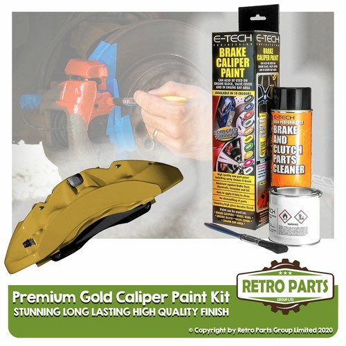 Premium gold brake caliper - gold, &