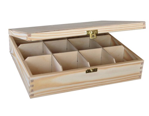 Wooden tea bag - wooden, 12