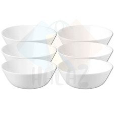 OFTAST Serving Bowls - White Dinner Soup Bowls Kitchen Crockery Set Mixing Bowl