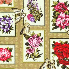 Fat Quarter Asian Garden